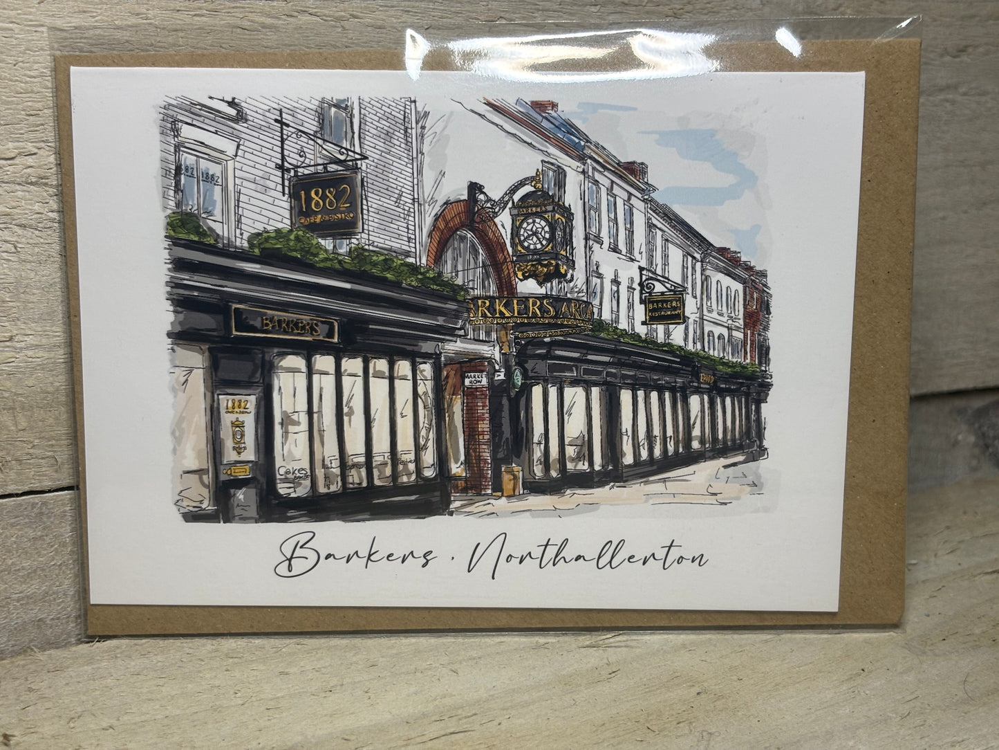 Various Hand Drawn Greeting Cards