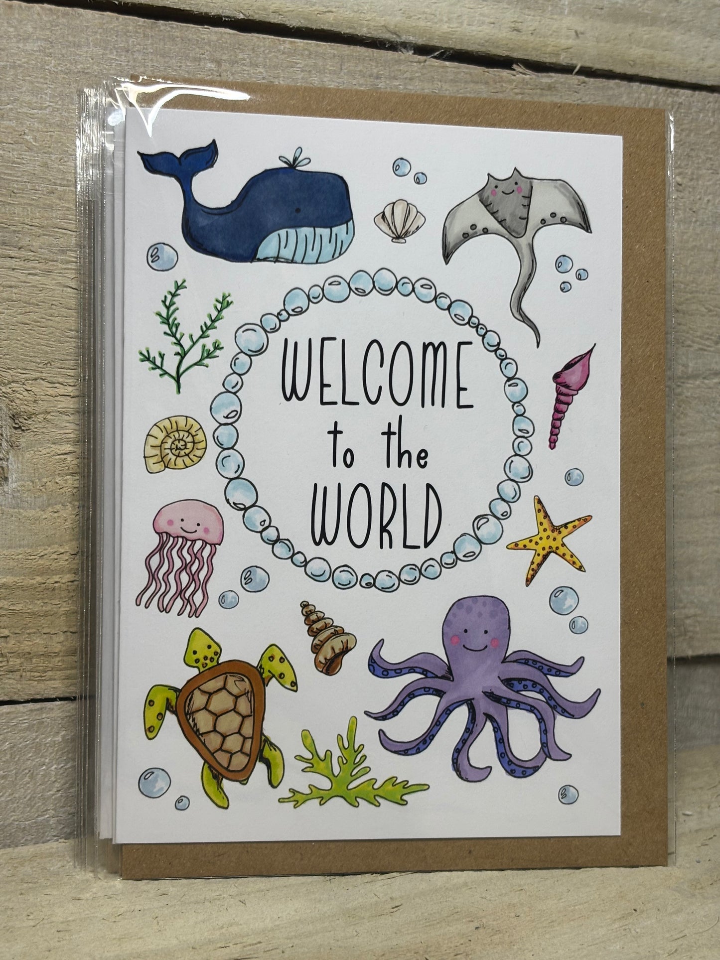 Various Hand Drawn Greeting Cards