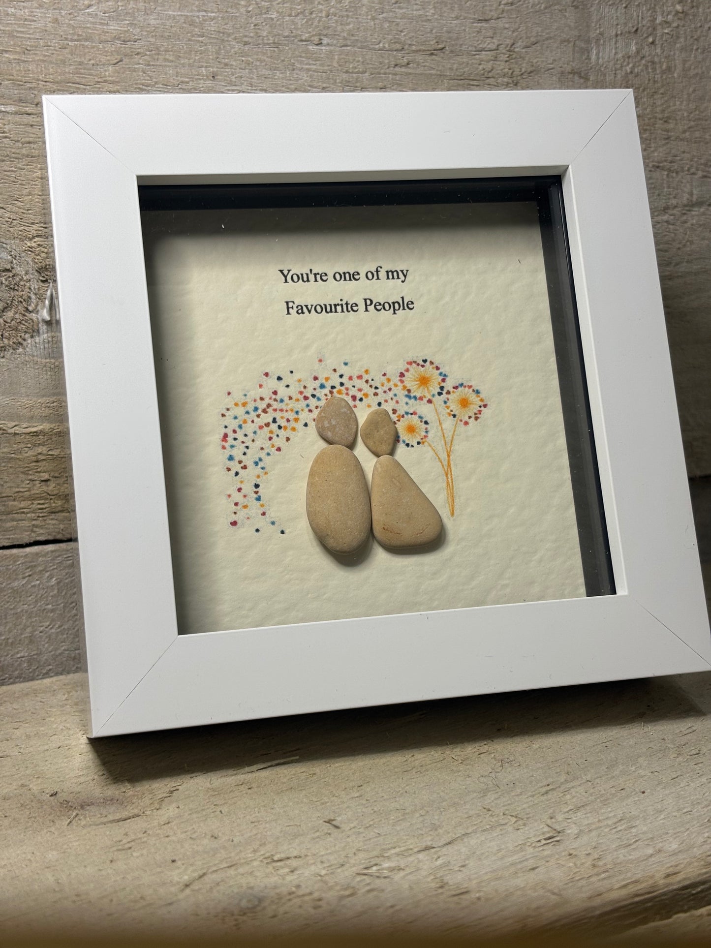 Various Small Pebble Art