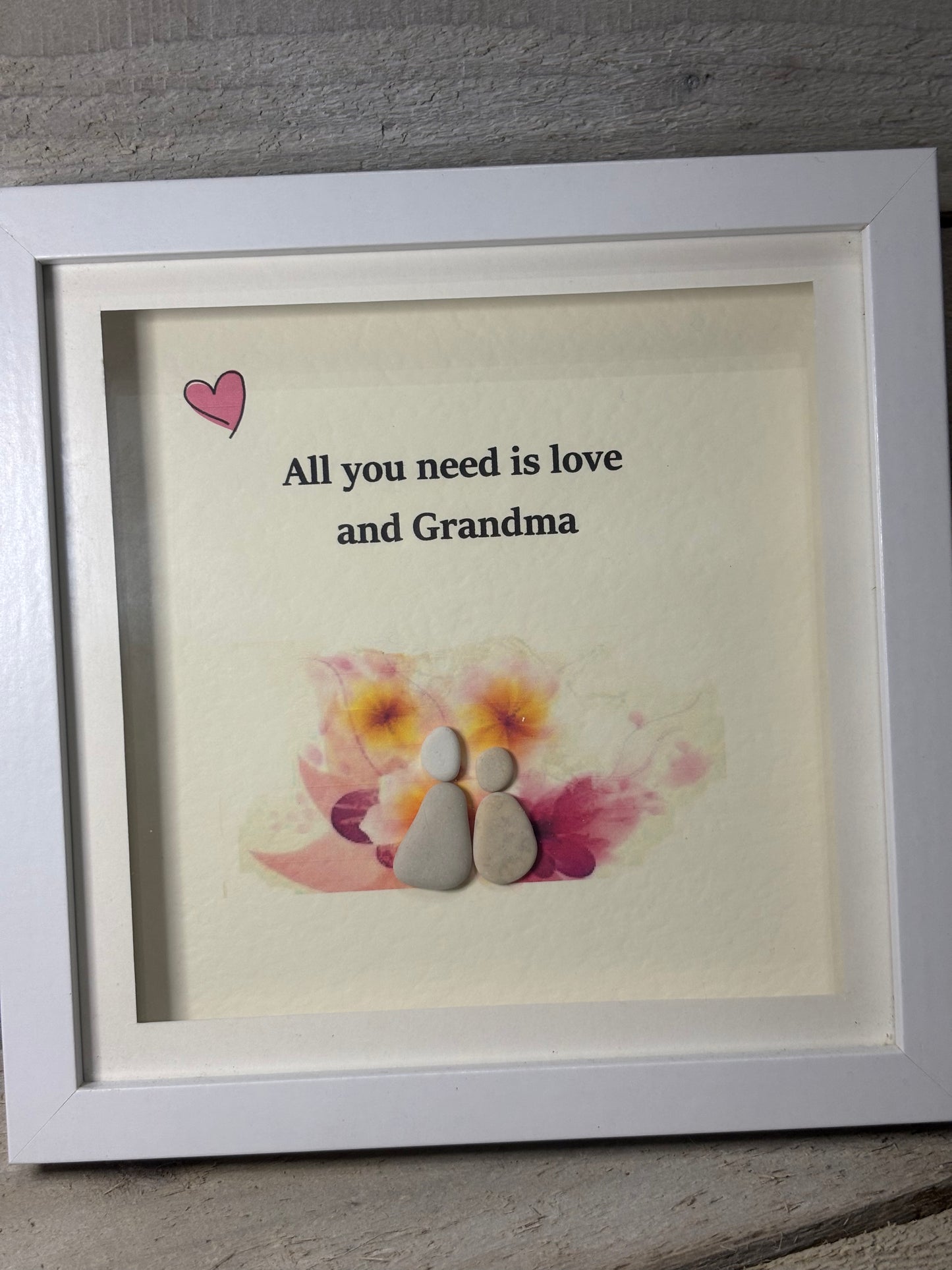 Various Large Pebble Art