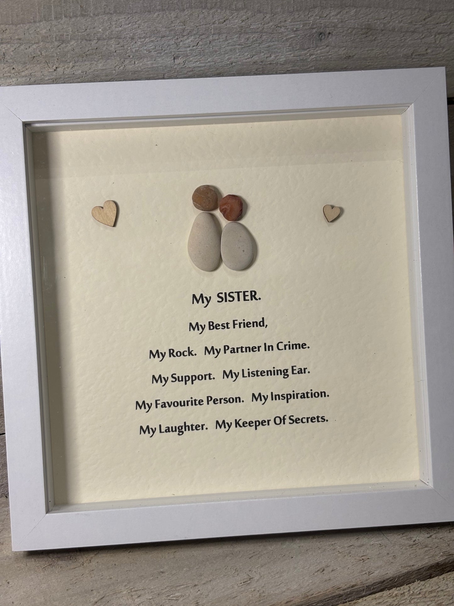 Various Large Pebble Art