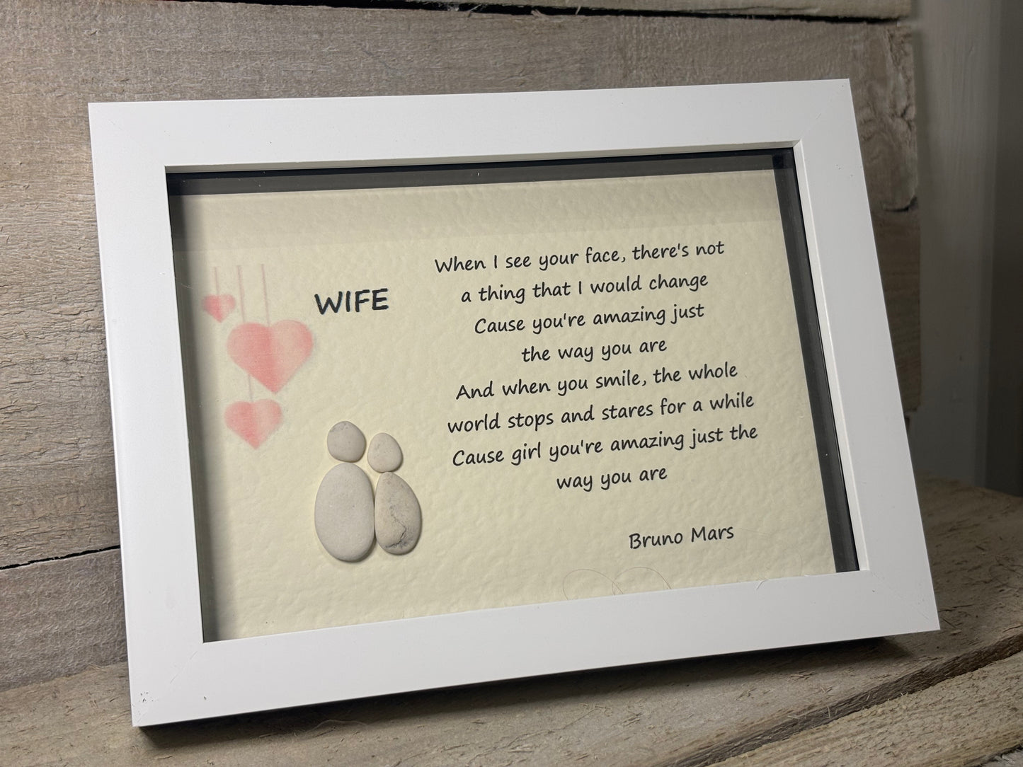 Various Large Pebble Art